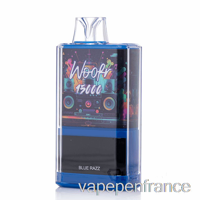 Stylo Vape Razz Bleu Jetable Woofr 15000